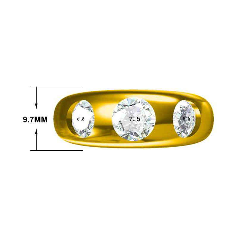 3.56ct Trilogy Ring -JOSHINY