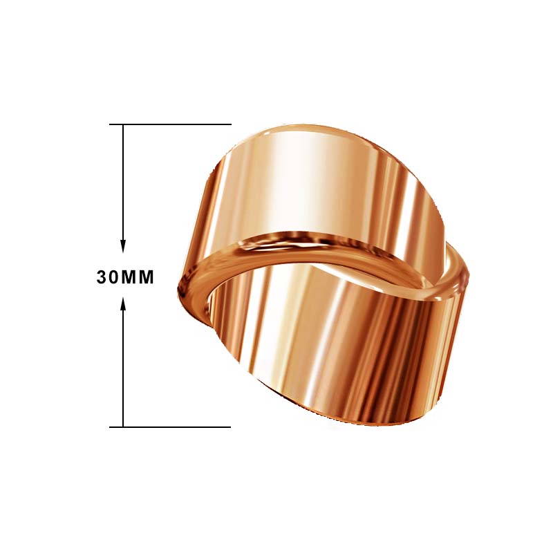 Minimalist Design Modern Crossover Ring -JOSHINY