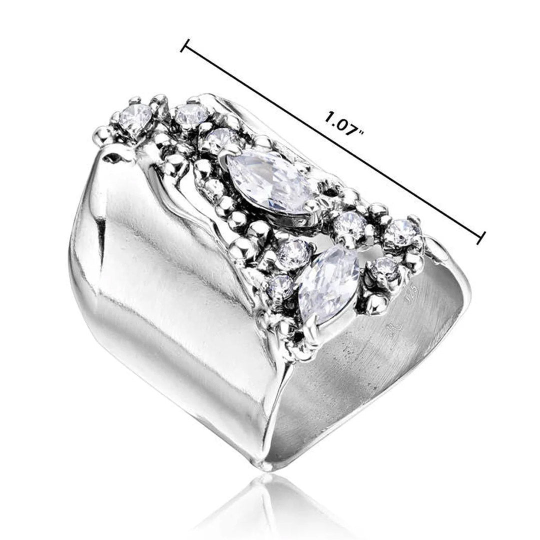 2.87ctw Marquise Cut Long Personalised Ring