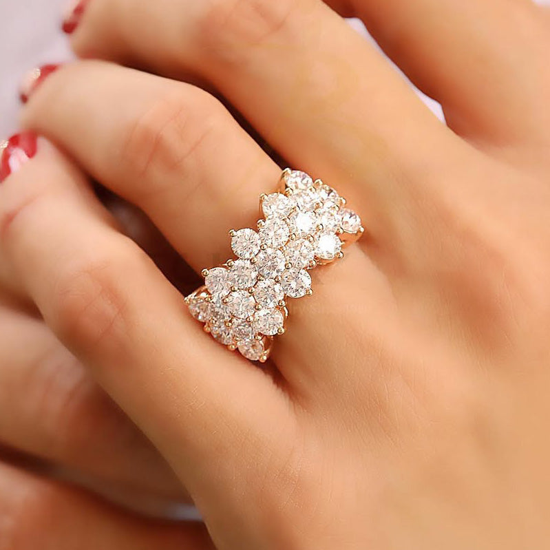 1.52ctw Round Cut Light Luxury Women's Ring-JOSHINY