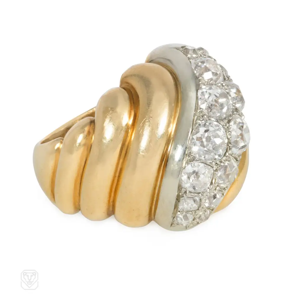 2.5ctw Artistic Style Twist Ring -JOSHINY