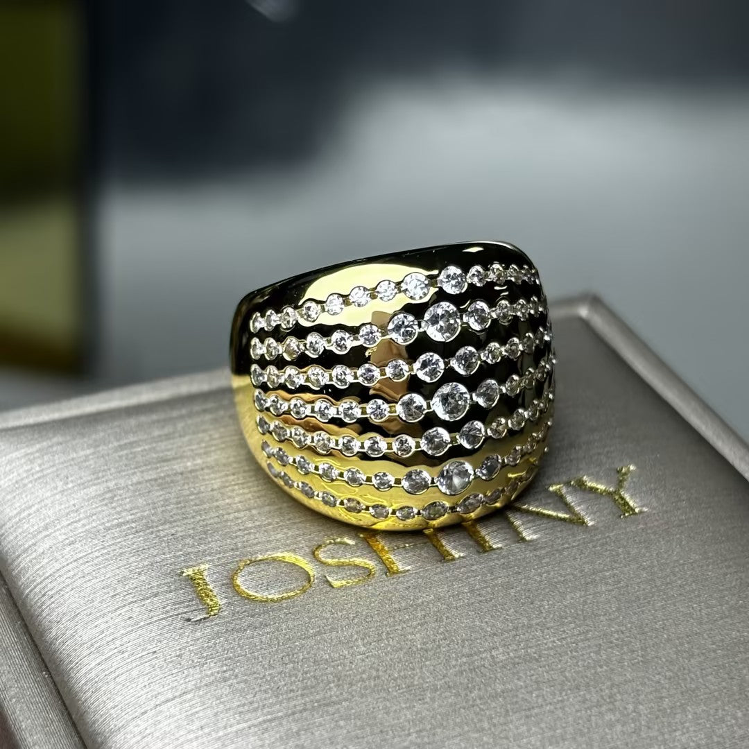 1.5ctw Invisible Setting Arch Ring-JOSHINY