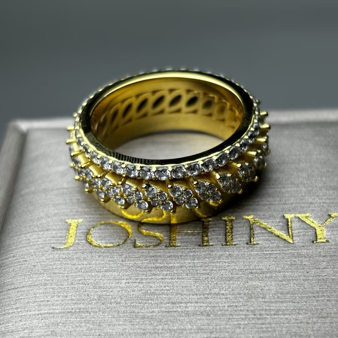 1.3ctw round brilliant cut triple band-JOSHINY