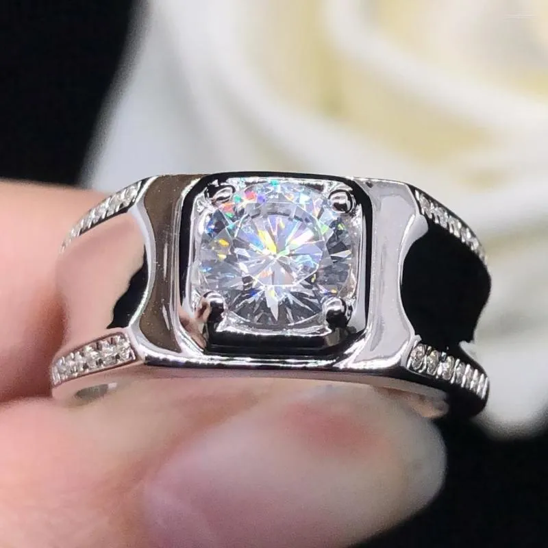 1.39ct Round Cut Open Gemstone Engagement Ring -JOSHINY