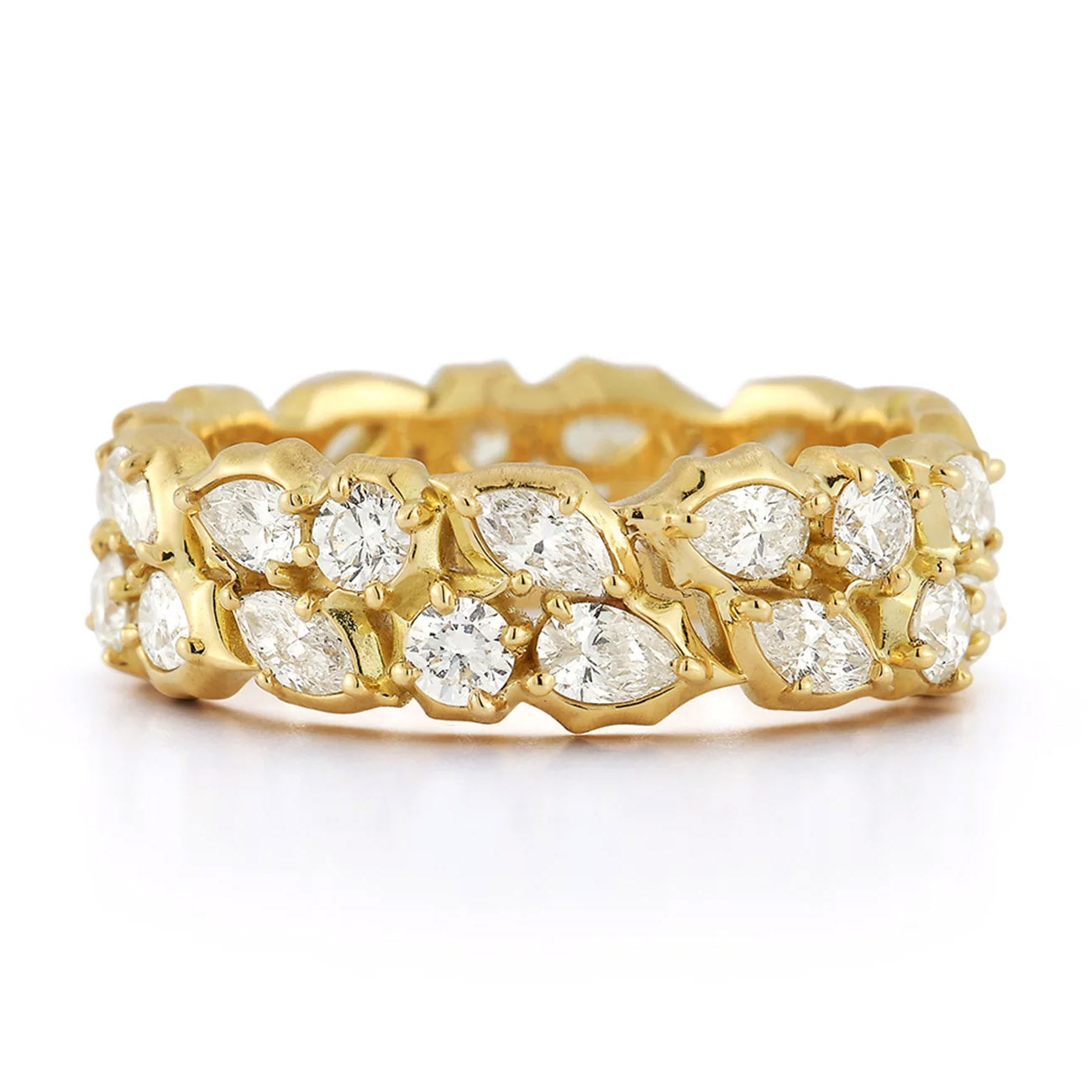 Multi-Cut Poppy Eternity Band -JOSHINY