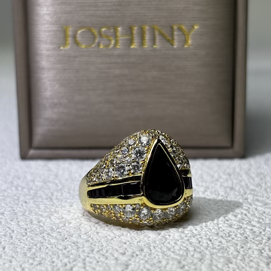 4Ctw Vintage Spinel Ring-JOSHINY