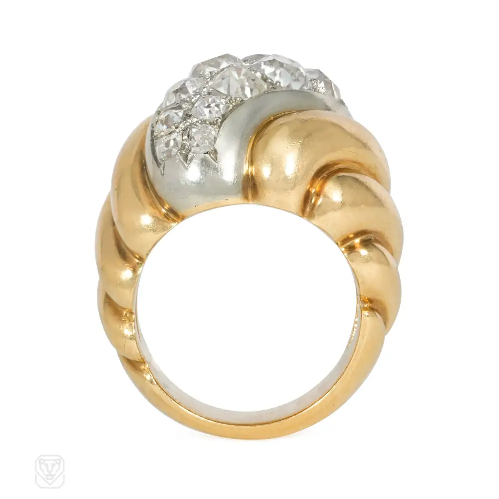 2.5ctw Artistic Style Twist Ring -JOSHINY