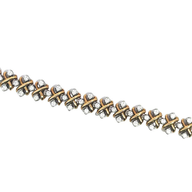 3.8ctw Classic yet modern art gemstone bracelet-JOSHINY