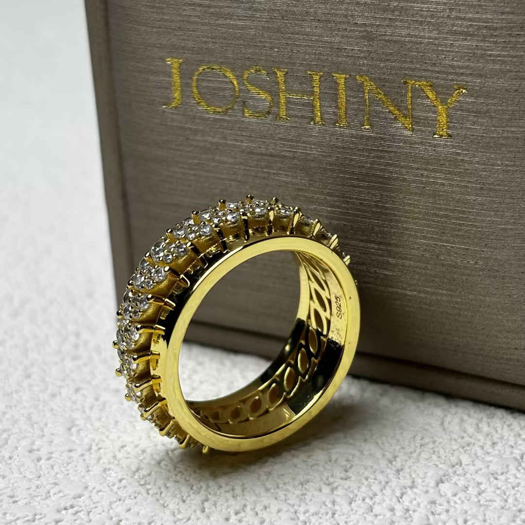 1.3ctw round brilliant cut triple band-JOSHINY