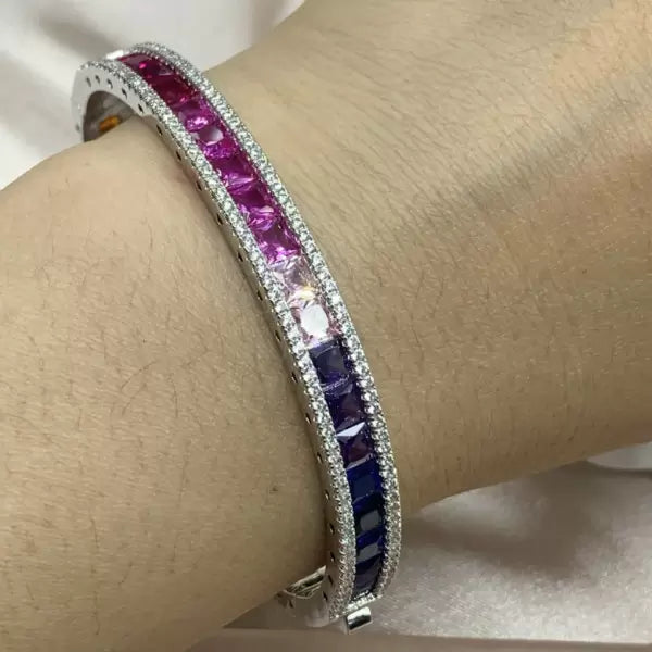 14ct Rainbow Gemstone Bracelet