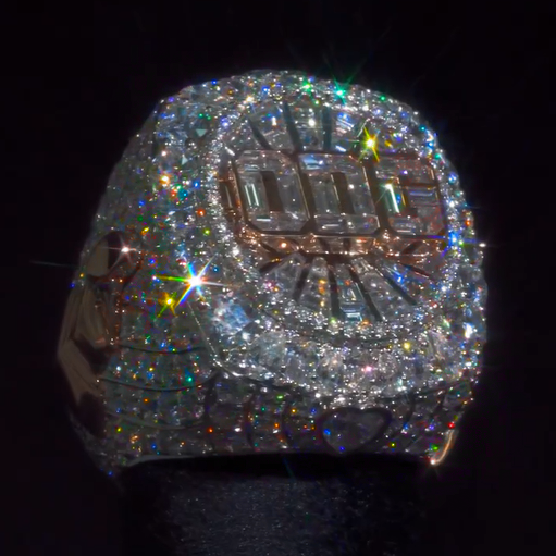 Luxury 8 ctw Multi-Cut White Gemstone Full Set Men's Ring -JOSHINY