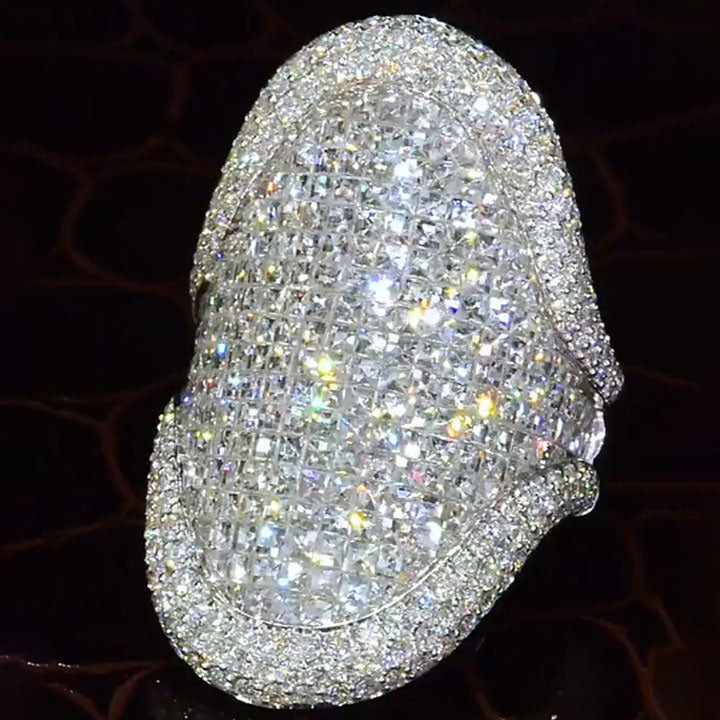 Gorgeous Cocktail Ring Diamond Ring -JOSHINY